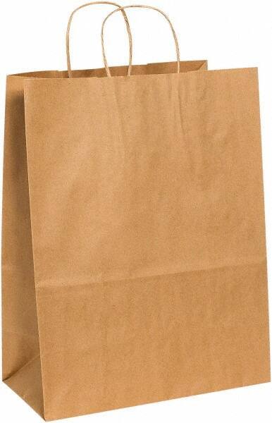 Made in USA - Kraft Grocery Bag - 13 x 7 x 17, Kraft - Apex Tool & Supply
