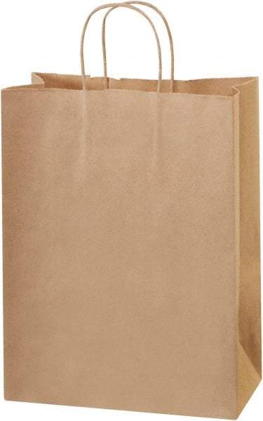 Made in USA - Kraft Grocery Bag - 10 x 5 x 13, Kraft - Apex Tool & Supply