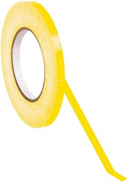 Value Collection - 180 Yd Long, Bag Tape - Yellow - Apex Tool & Supply