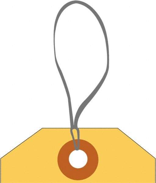 Value Collection - 9" Long, Bag Tie - White - Apex Tool & Supply