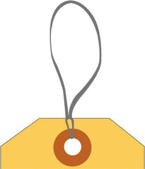 Value Collection - 9" Long, Bag Tie - White - Apex Tool & Supply