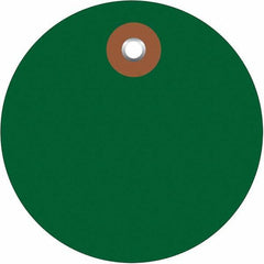 Made in USA - Safety & Facility Blank Tag - Green Vinyl - Apex Tool & Supply