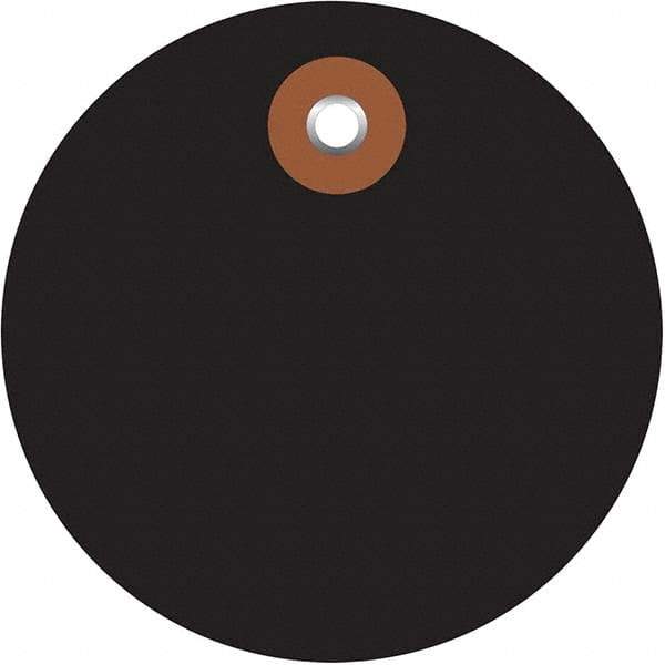 Made in USA - Safety & Facility Blank Tag - Black Vinyl - Apex Tool & Supply
