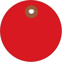 Made in USA - Safety & Facility Blank Tag - Red Vinyl - Apex Tool & Supply