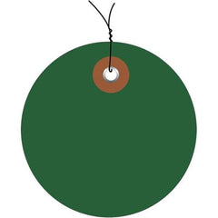 Made in USA - Safety & Facility Blank Tag - Green Vinyl - Apex Tool & Supply