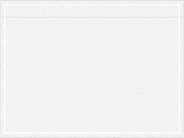 Value Collection - 1,000 Piece, 4" Long x 3" Wide, Packing List Envelope - Unprinted, Clear - Apex Tool & Supply