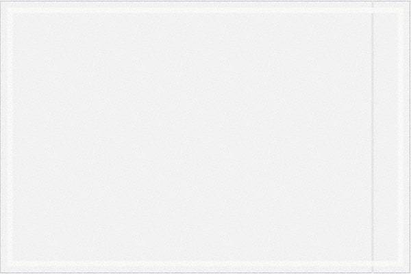 Value Collection - 1,000 Piece, 6" Long x 9" Wide, Packing List Envelope - Unprinted, Clear - Apex Tool & Supply