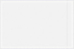 Value Collection - 1,000 Piece, 6" Long x 9" Wide, Packing List Envelope - Unprinted, Clear - Apex Tool & Supply