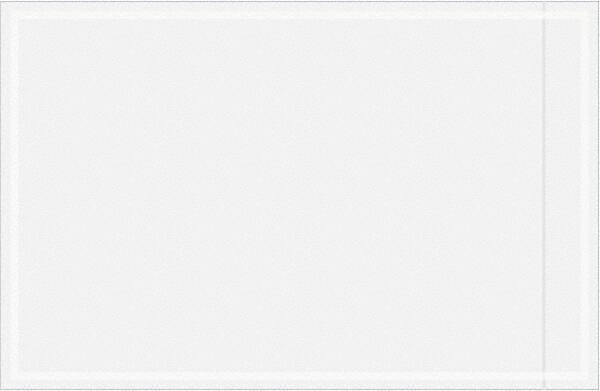 Value Collection - 1,000 Piece, 6-1/2" Long x 10" Wide, Packing List Envelope - Unprinted, Clear - Apex Tool & Supply