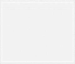 Value Collection - 1,000 Piece, 7" Long x 6" Wide, Packing List Envelope - Unprinted, Clear - Apex Tool & Supply