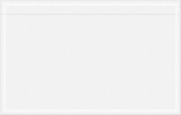 Value Collection - 1,000 Piece, 9-1/2" Long x 6" Wide, Packing List Envelope - Unprinted, Clear - Apex Tool & Supply