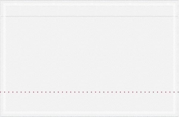 Value Collection - 500 Piece, 10-3/4" Long x 6-3/4" Wide, Packing List Envelope - Unprinted, Clear - Apex Tool & Supply
