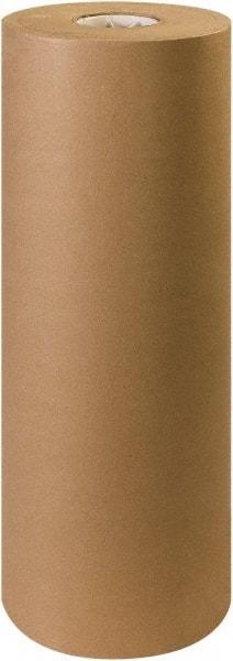 Made in USA - 1,200' Long x 24" Wide Roll of Recycled Kraft Paper - 30 Lb Paper Weight - Apex Tool & Supply
