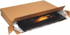 Made in USA - 10" Wide x 56" Long x 32" High Rectangle Corrugated Shipping Box - 1 Wall, Kraft (Color), 95 Lb Capacity - Apex Tool & Supply