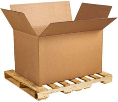 Made in USA - 28-3/4" Wide x 41" Long x 25-1/2" High Rectangle Heavy Duty Corrugated Box - 2 Walls, Kraft (Color), 120 Lb Capacity - Apex Tool & Supply
