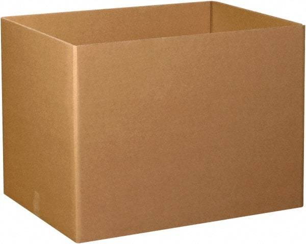 Made in USA - 30" Wide x 40" Long x 30" High Rectangle Heavy Duty Corrugated Box - 3 Walls, Kraft (Color), 280 Lb Capacity - Apex Tool & Supply