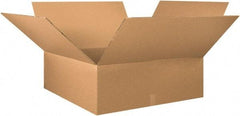 Made in USA - 36" Wide x 36" Long x 12" High Rectangle Heavy Duty Corrugated Box - 2 Walls, Kraft (Color), 100 Lb Capacity - Apex Tool & Supply