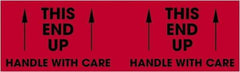 Tape Logic - 10" Long, Fluorescent Red Paper Shipping Label - For Multi-Use - Apex Tool & Supply