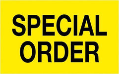 Tape Logic - 2" Long, Fluorescent Yellow Paper Shipping Label - For Multi-Use - Apex Tool & Supply