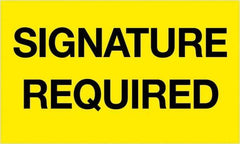 Tape Logic - 5" Long, Fluorescent Yellow Paper Shipping Label - For Multi-Use - Apex Tool & Supply