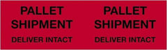 Tape Logic - 10" Long, Fluorescent Red Paper Shipping Label - For Multi-Use - Apex Tool & Supply