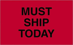 Tape Logic - 2" Long, Fluorescent Red Paper Shipping Label - For Multi-Use - Apex Tool & Supply