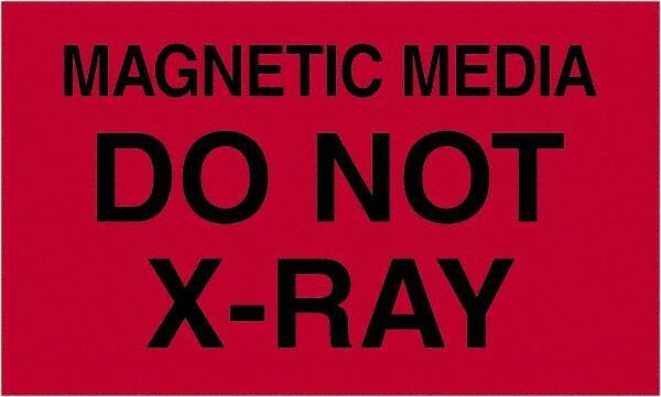 Tape Logic - 5" Long, Fluorescent Red Paper Shipping Label - For Multi-Use - Apex Tool & Supply