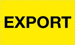 Tape Logic - 5" Long, Fluorescent Yellow Paper Shipping Label - For Multi-Use - Apex Tool & Supply