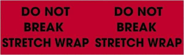 Tape Logic - 10" Long, Fluorescent Red Paper Shipping Label - For Multi-Use - Apex Tool & Supply