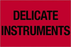 Tape Logic - 3" Long, Fluorescent Red Paper Shipping Label - For Multi-Use - Apex Tool & Supply