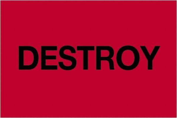 Tape Logic - 3" Long, Fluorescent Red Paper Inventory Labels - For Multi-Use - Apex Tool & Supply