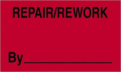 Tape Logic - 5" Long, Fluorescent Red Paper Shipping Label - For Multi-Use - Apex Tool & Supply