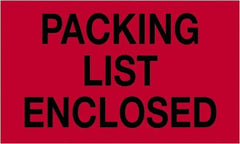 Tape Logic - 5" Long, Fluorescent Red Paper Shipping Label - For Multi-Use - Apex Tool & Supply