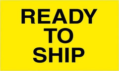 Tape Logic - 5" Long, Fluorescent Yellow Paper Shipping Label - For Multi-Use - Apex Tool & Supply