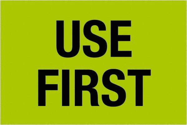 Tape Logic - 3" Long, Fluorescent Green Paper Inventory Labels - For Multi-Use - Apex Tool & Supply