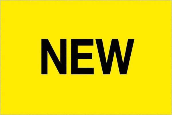 Tape Logic - 3" Long, Fluorescent Yellow Paper Inventory Labels - For Multi-Use - Apex Tool & Supply