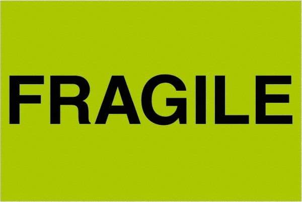 Tape Logic - 3" Long, Fluorescent Green Paper Shipping Label - For Multi-Use - Apex Tool & Supply