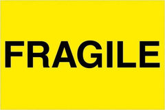 Tape Logic - 3" Long, Fluorescent Yellow Paper Shipping Label - For Multi-Use - Apex Tool & Supply