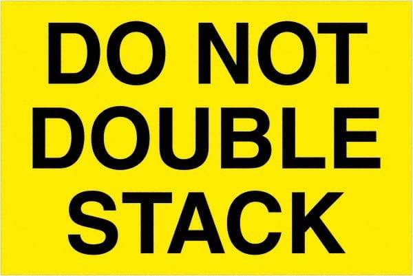 Tape Logic - 3" Long, Fluorescent Yellow Paper Shipping Label - For Multi-Use - Apex Tool & Supply