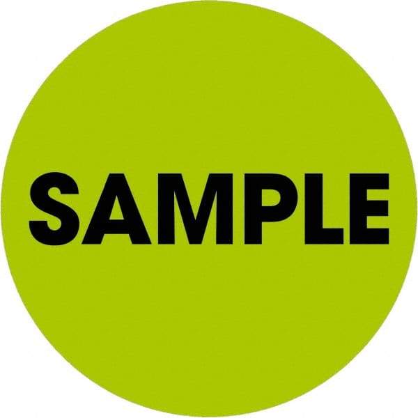 Tape Logic - 2" Long, Fluorescent Green Paper Inventory Labels - For Multi-Use - Apex Tool & Supply