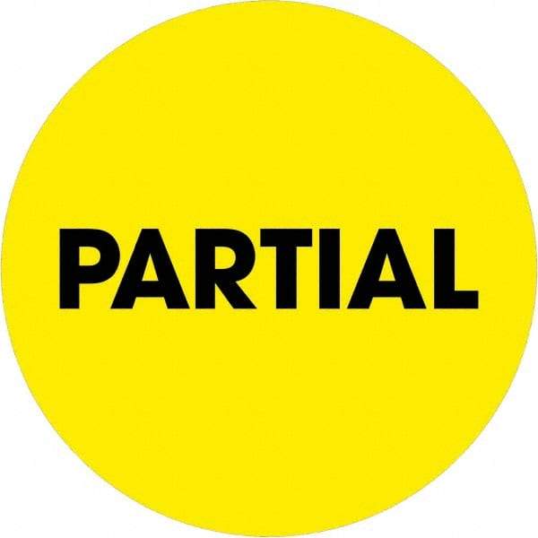 Tape Logic - 2" Long, Fluorescent Yellow Paper Inventory Labels - For Multi-Use - Apex Tool & Supply