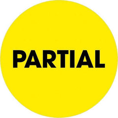 Tape Logic - 2" Long, Fluorescent Yellow Paper Inventory Labels - For Multi-Use - Apex Tool & Supply