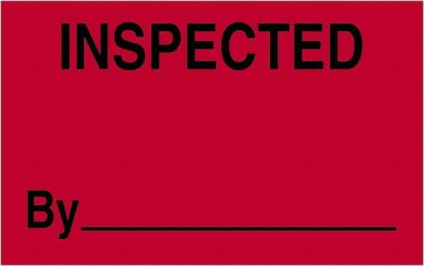 Tape Logic - 2" Long, Fluorescent Red Paper Shipping Label - For Multi-Use - Apex Tool & Supply