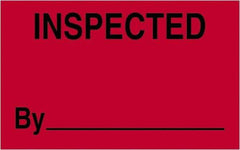 Tape Logic - 2" Long, Fluorescent Red Paper Shipping Label - For Multi-Use - Apex Tool & Supply