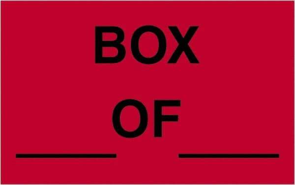 Tape Logic - 2" Long, Fluorescent Red Paper Shipping Label - For Multi-Use - Apex Tool & Supply