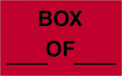 Tape Logic - 2" Long, Fluorescent Red Paper Shipping Label - For Multi-Use - Apex Tool & Supply