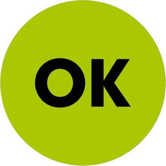 Tape Logic - 2" Long, Fluorescent Green Paper Inventory Labels - For Multi-Use - Apex Tool & Supply