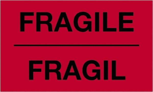 Tape Logic - 5" Long, Fluorescent Red Paper Shipping Label - For Multi-Use - Apex Tool & Supply