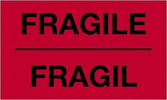 Tape Logic - 5" Long, Fluorescent Red Paper Shipping Label - For Multi-Use - Apex Tool & Supply