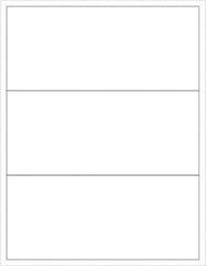 Tape Logic - 3-1/2" Long, White Paper Laser Label - For Laser Printers - Apex Tool & Supply